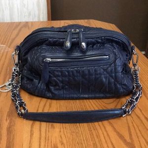 Christian Dior blue cannage lady Dior shoulder